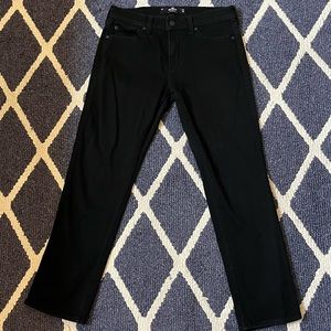 Hollister slim straight black jeans